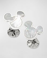 Disney Mickey Mouse Mother-of-Pearl Cufflinks