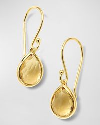 18K Rock Candy Teardrop Earrings