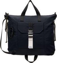 A.P.C. Navy Trek Tote