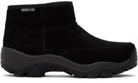 OPEN YY Black Treaded Shearling Boots
