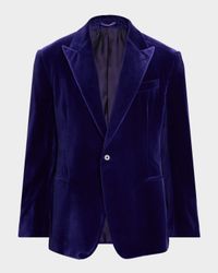 Men's Kent Hand-Tailored Velvet Jacket