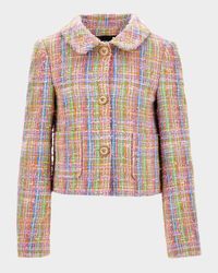 Girl's Informal Tweed Jacket, Size 6-14
