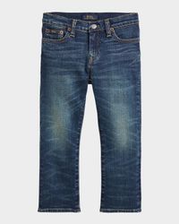 Boy's Medium Wash Bootcut Jeans, Size 8-20