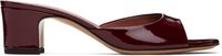 Paris Texas Burgundy Lara 50 Mules