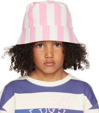 Luckytry Enfant | Chapeau bob réversible bleu marine et rose