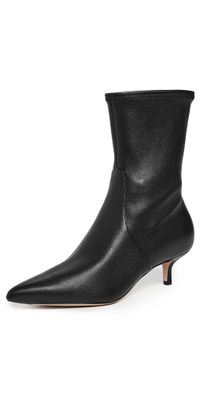 Veronica Beard Lisa Stretch Booties Black 7