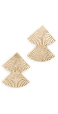 Jennifer Behr Vanna Earrings Gold One Size