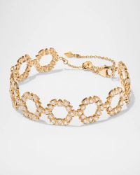 18K Yellow Gold Della Bracelet with Diamonds
