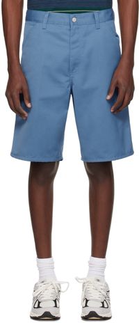 Carhartt Work In Progress Blue Simple Shorts
