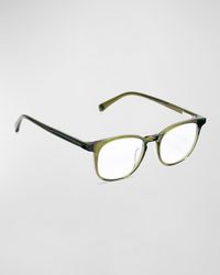 Boardroom Oversized Square Acetate Reader Glasses