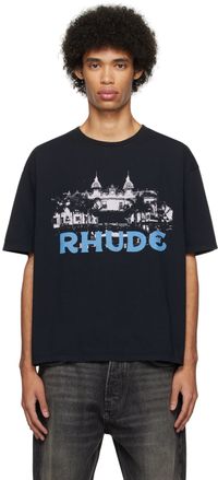 Rhude Black Casino T-Shirt