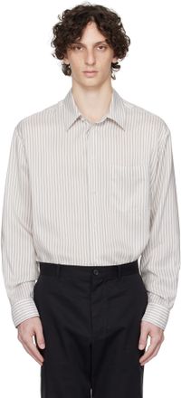 The Row White & Gray Feme Shirt