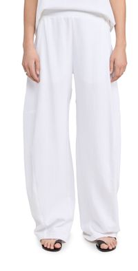 Tibi Summer Sweatshirting Winslow Pants White XL