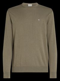Calvin Klein - Sweat droit imprimé en coton bio et soie - Taille 2XL - Gris