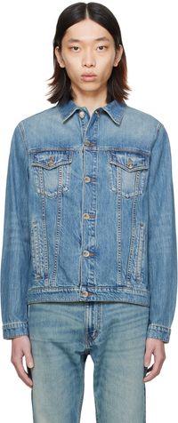 Études Blouson Kentucky bleu en denim
