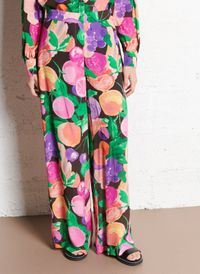 Fabienne Chapot - Pantalon large imprimé - Taille 40 - Multicolore