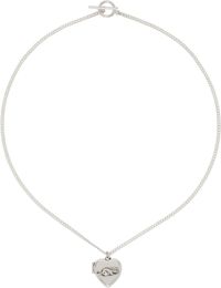 Enfants Riches Déprimés Silver Rat Locket Necklace