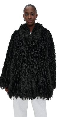 Cultnaked Purrr Coat Black One Size