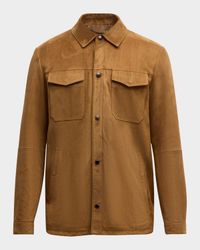 Men's Suede Overshirt