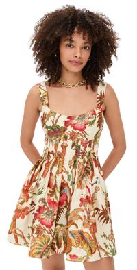 Cara Cara Ria Dress Fauna Floral Ivory 00