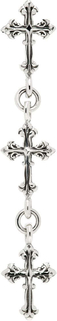 Emanuele Bicocchi Silver Multi-Cross Avelli Single Earring