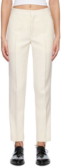 WARDROBE.NYC Pantalon de tailleur blanc cassé