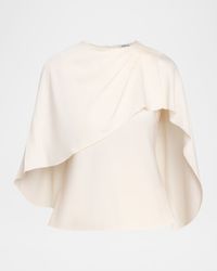 Eliora Satin Cape Top