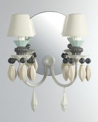 Belle de Nuit 2-Light Wall Sconce, Black