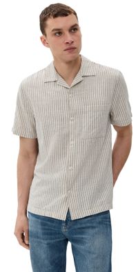 Madewell Easy Stripe Shirt In Cotton Colton Stripe S