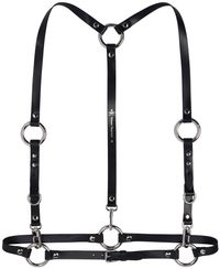 Vivienne Westwood Harnais noir à ceinture et à clous