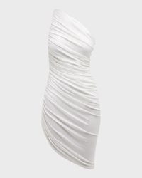 Diana One-Shoulder Asymmetric Mini Dress