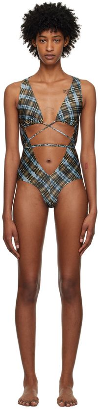 KNWLS Blue & Tan Amber One-Piece