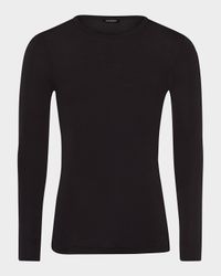 Woolen Silk Long-Sleeve Shirt