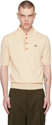 Vivienne Westwood Off-White Ripped Polo