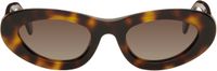 ANINE BING Brown Roma Sunglasses