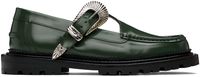 Toga Virilis Green Polished Loafers