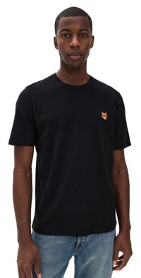 Maison Kitsuné Fox Head Patch Regular Tee Black M