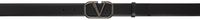Valentino Garavani Black VLogo Belt