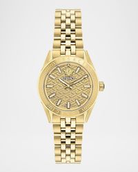 V-Code 36mm IP Yellow Gold Bracelet Watch