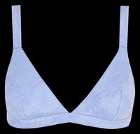 Robin Collection - Haut de bikini triangle - Taille L - Bleu