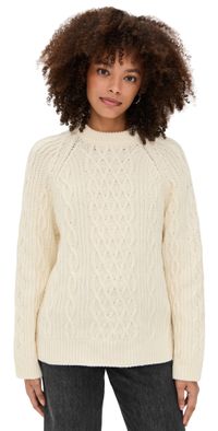 ANINE BING Louie Sweater Ivory L