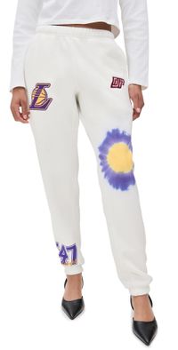 DANNIJOPRO Lakers Bullseye Sweatpants White L
