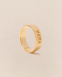 Emoi Emoi - La bague mama love en vermeil - Taille 58 - Doré