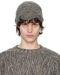 Eckhaus Latta Brown Plait Beanie