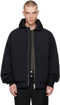 Juun.J Black Oversized Jacket