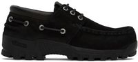 Filippa K Black Vibram Sole Boat Shoes