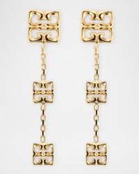 4G Liquid Golden Multi Pendant Earrings