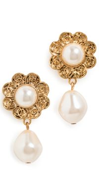 Jennifer Behr Brilynn Earrings Gold Pearl One Size