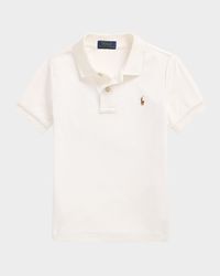 Boy's Pony Embroidered Polo Shirt, Size 2-7