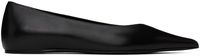 TOTEME Black 'The Asymmetric' Ballerina Flats